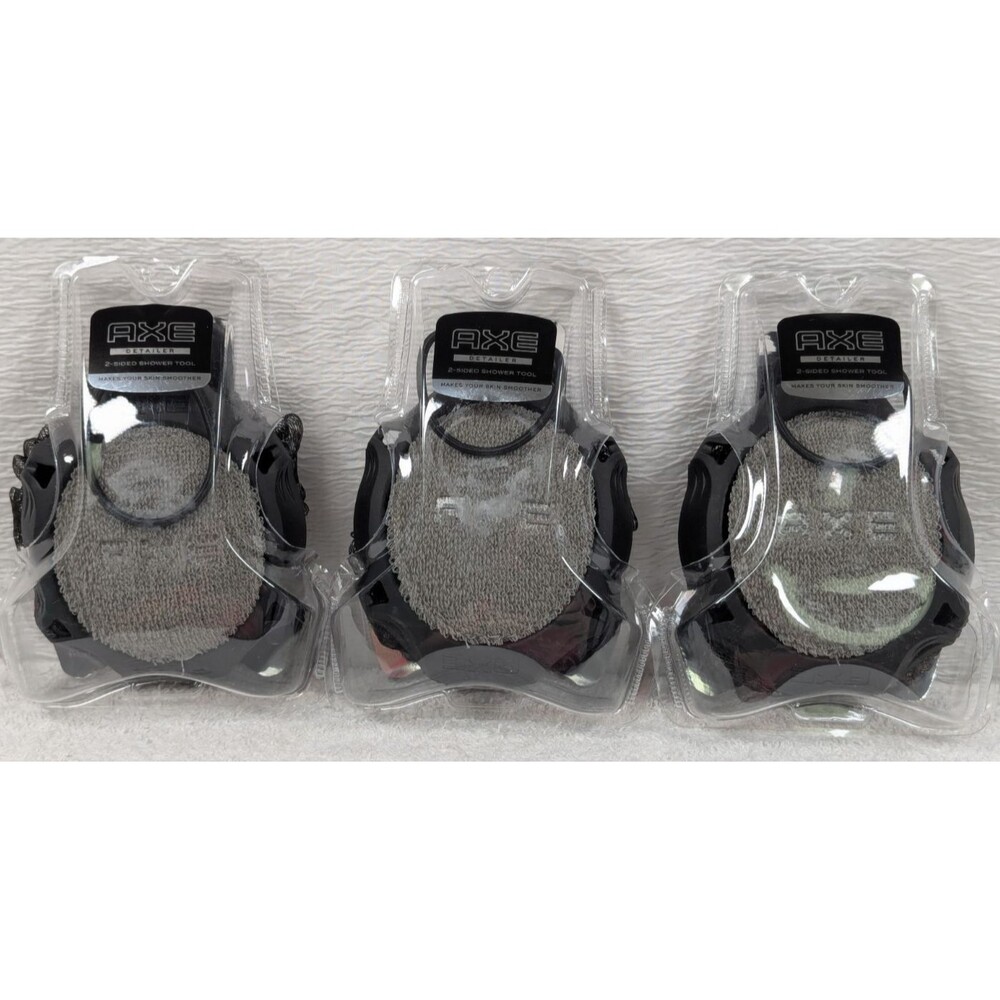 AXE Modern Shower Tool Skin Cleanser for Smoother Skin Exfoliates - 3 Pack